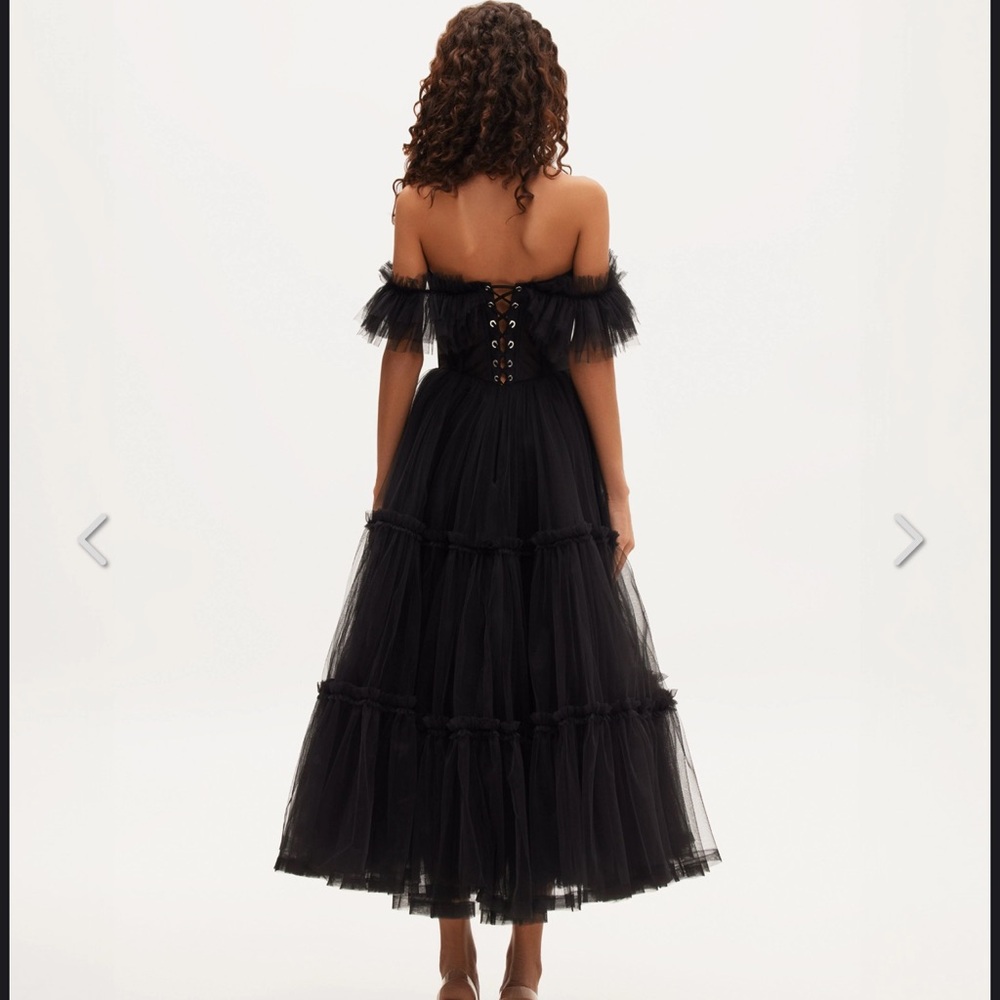 Black Milla tulle dress - Picture 3 of 10